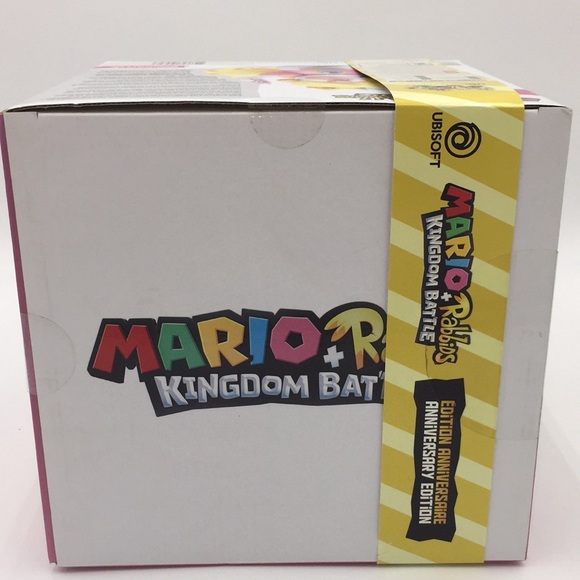 Nintendo Switch Mario Rabbids + Kingdom Battle Full Game + 6 inch Peach Figurine - Picture 5 of 14